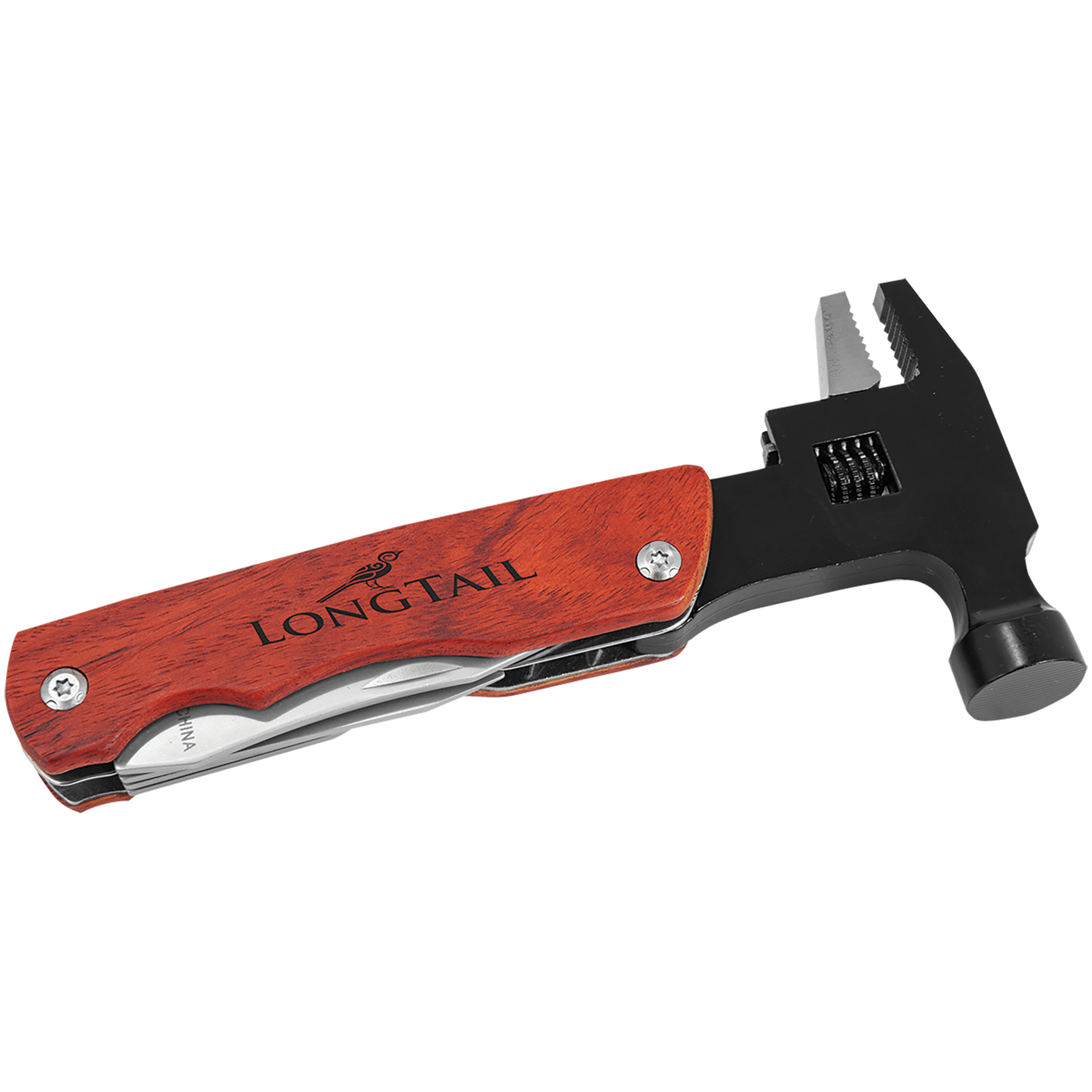 6 3/4" Hammer Multi-Tool with Wood Handle/Pouch