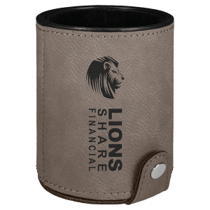 Laserable Leatherette Dice Cup with 5 Dice