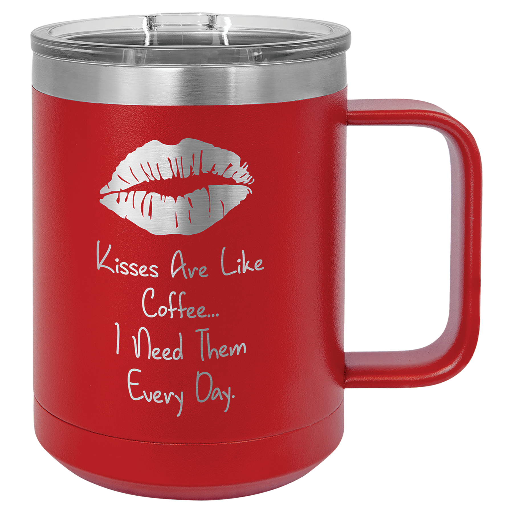 15 oz. Stainless Steel Vacuum Insulated Mug with Slider Lid