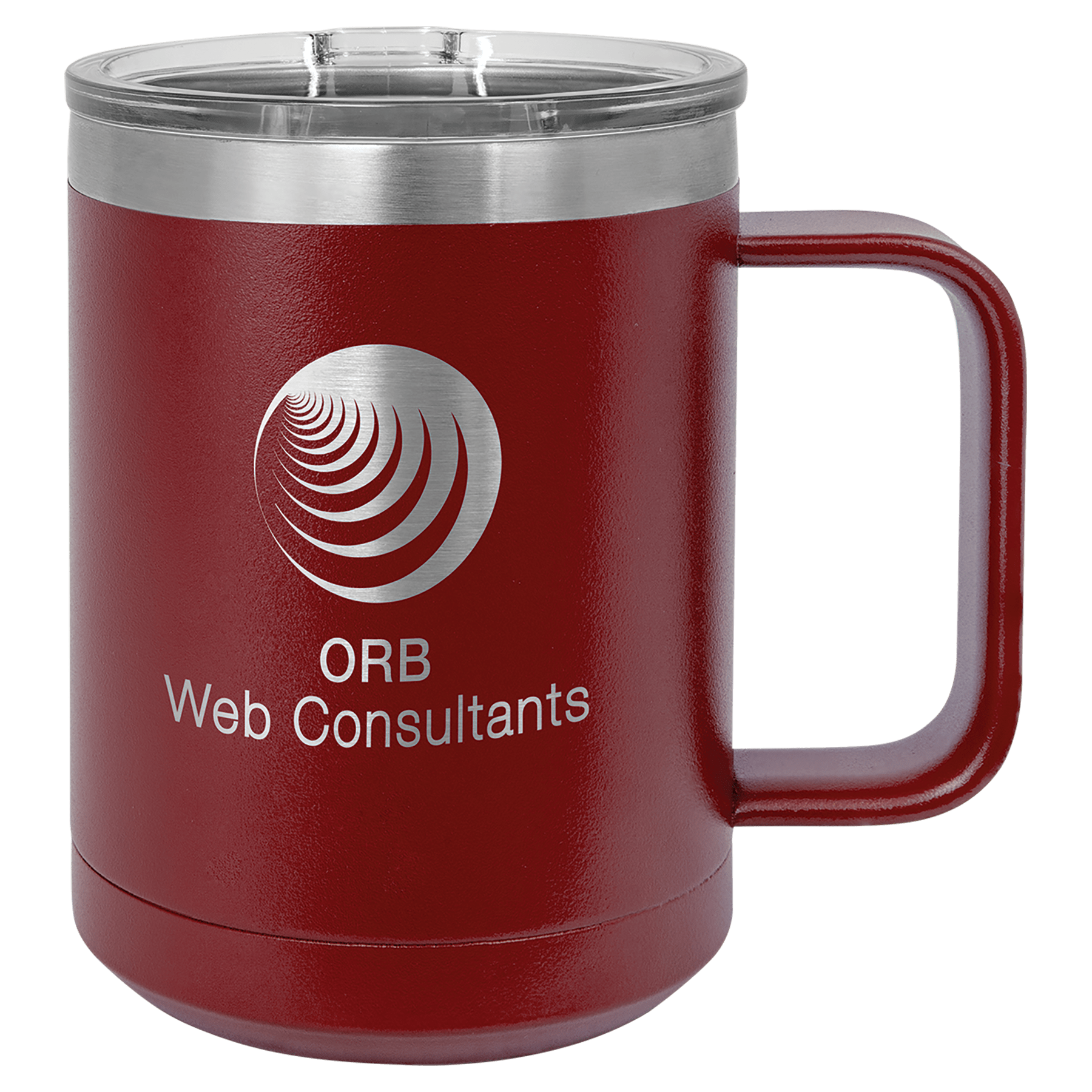 15 oz. Stainless Steel Vacuum Insulated Mug with Slider Lid