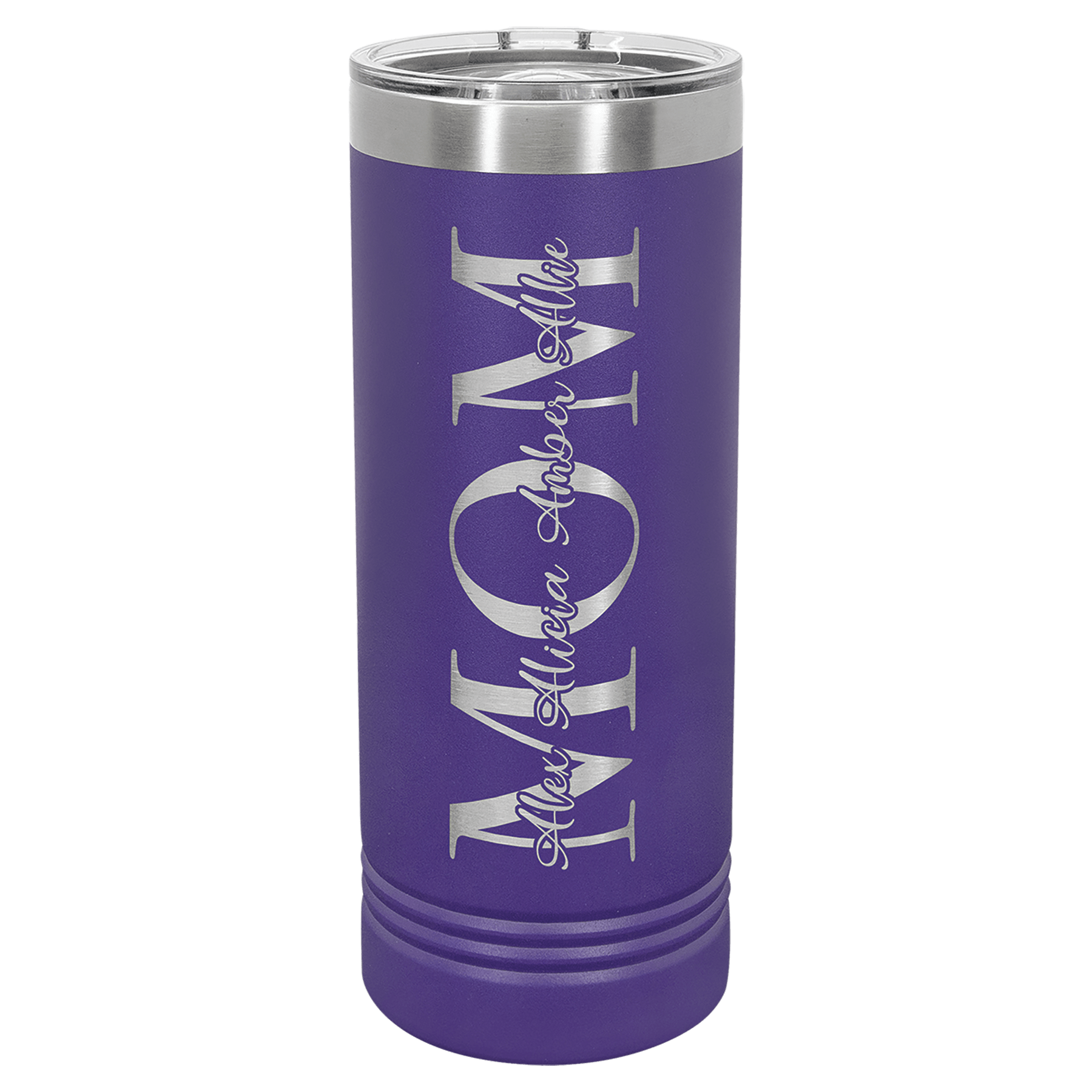 22 oz. Stainless Steel Skinny Tumbler with Slider Lid