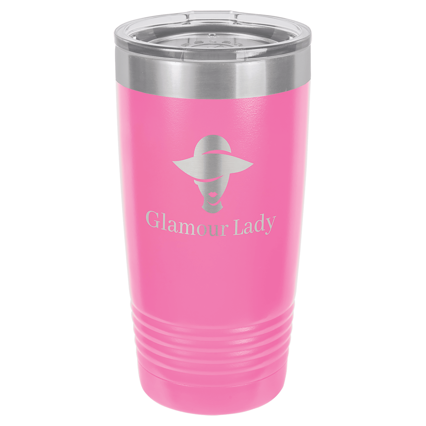 20 oz. Stainless Steel Vacuum Insulated Ringneck Tumbler with Clear Lid