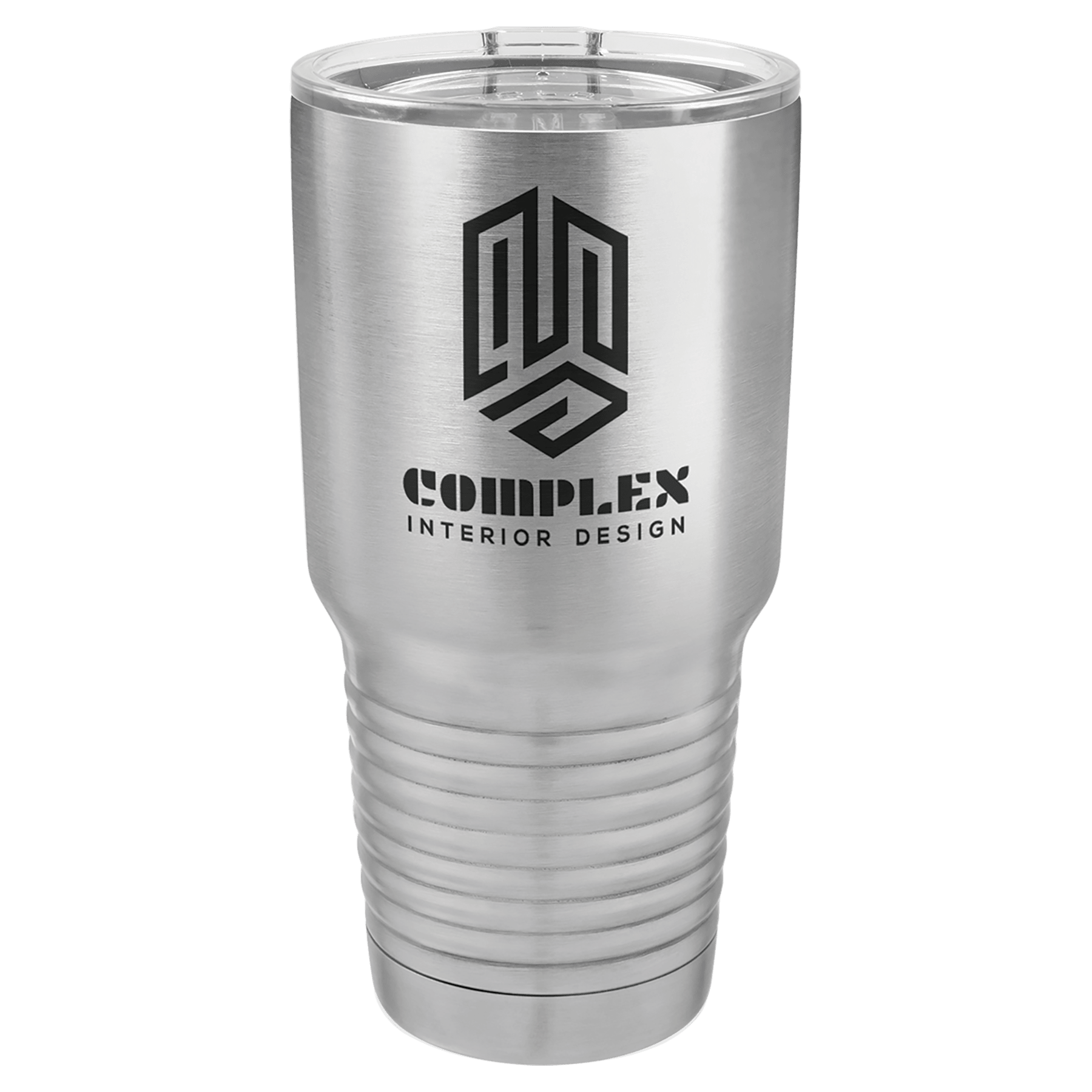 30 oz. Stainless Steel Vacuum Insulated Ringneck Tumbler with Clear Lid