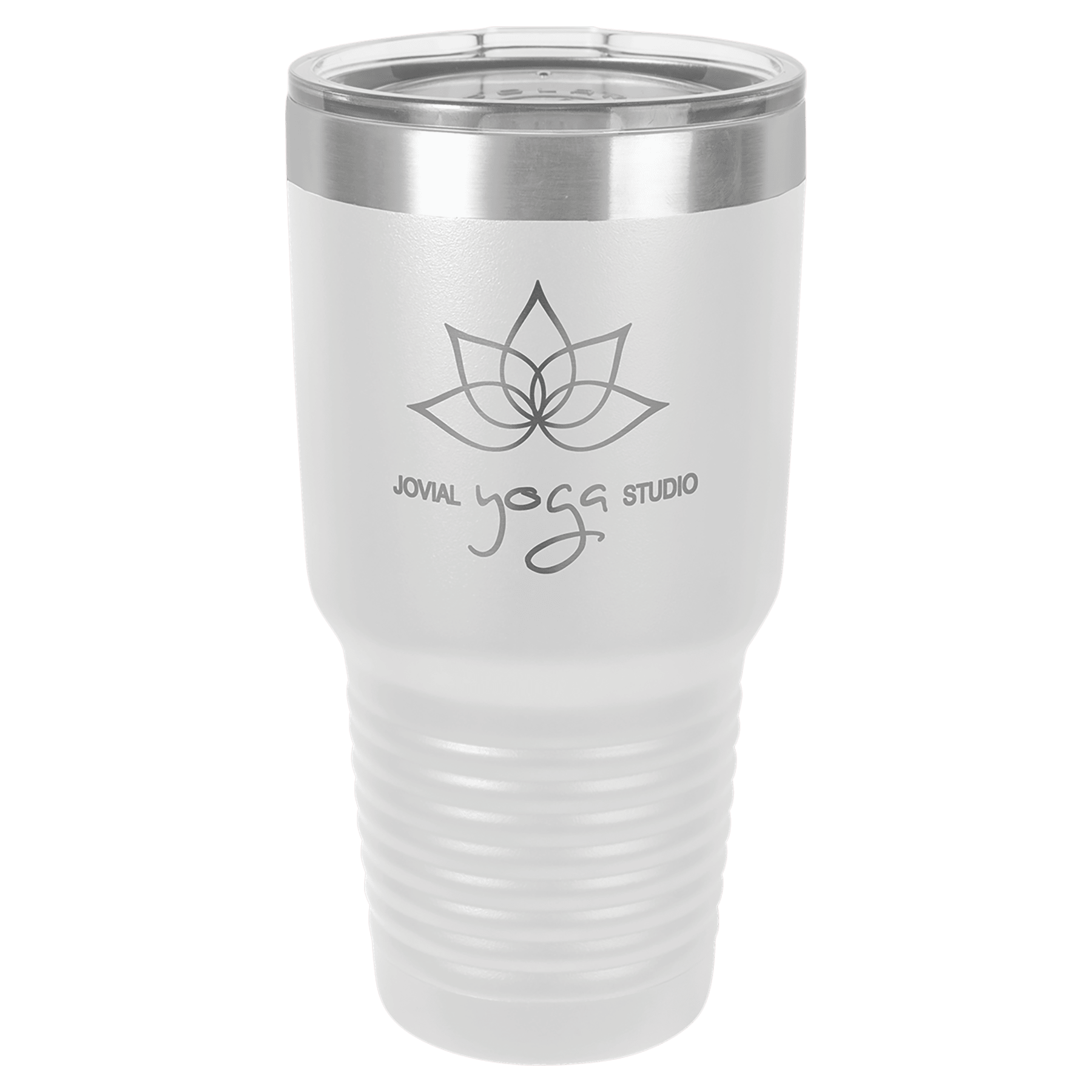 30 oz. Stainless Steel Vacuum Insulated Ringneck Tumbler with Clear Lid