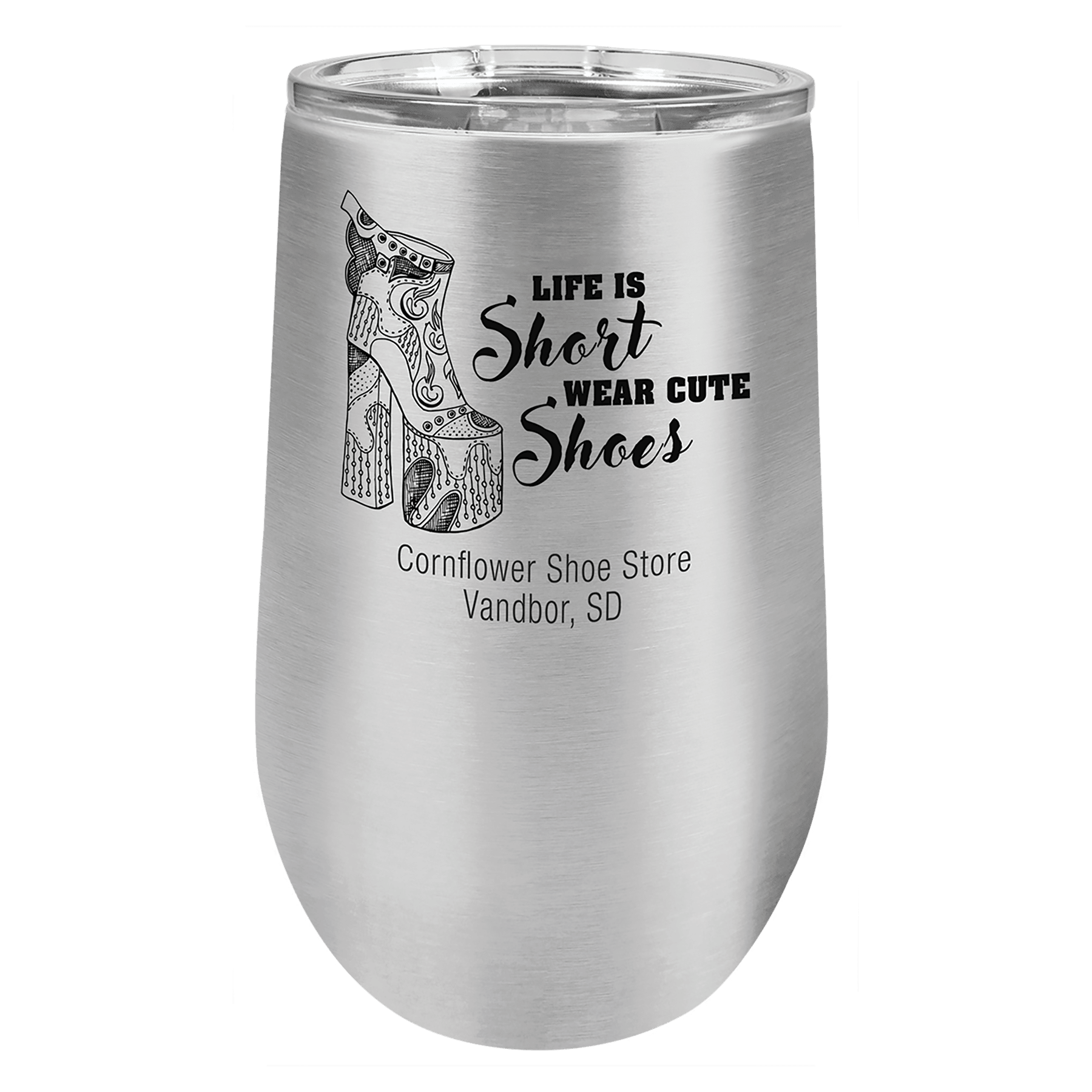 16 Oz Stemless Tumbler